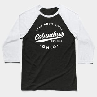 Vintage Columbus Ohio The Arch City Retro USA Baseball T-Shirt